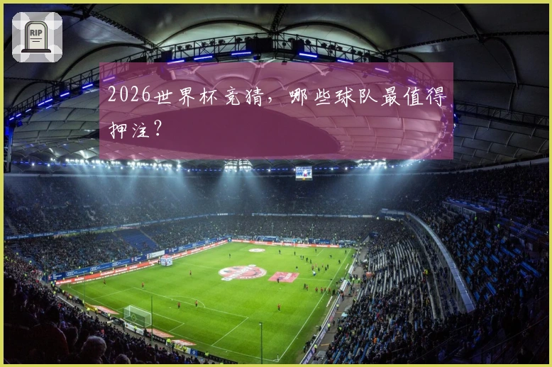 2026世界杯竞猜，哪些球队最值得押注？
